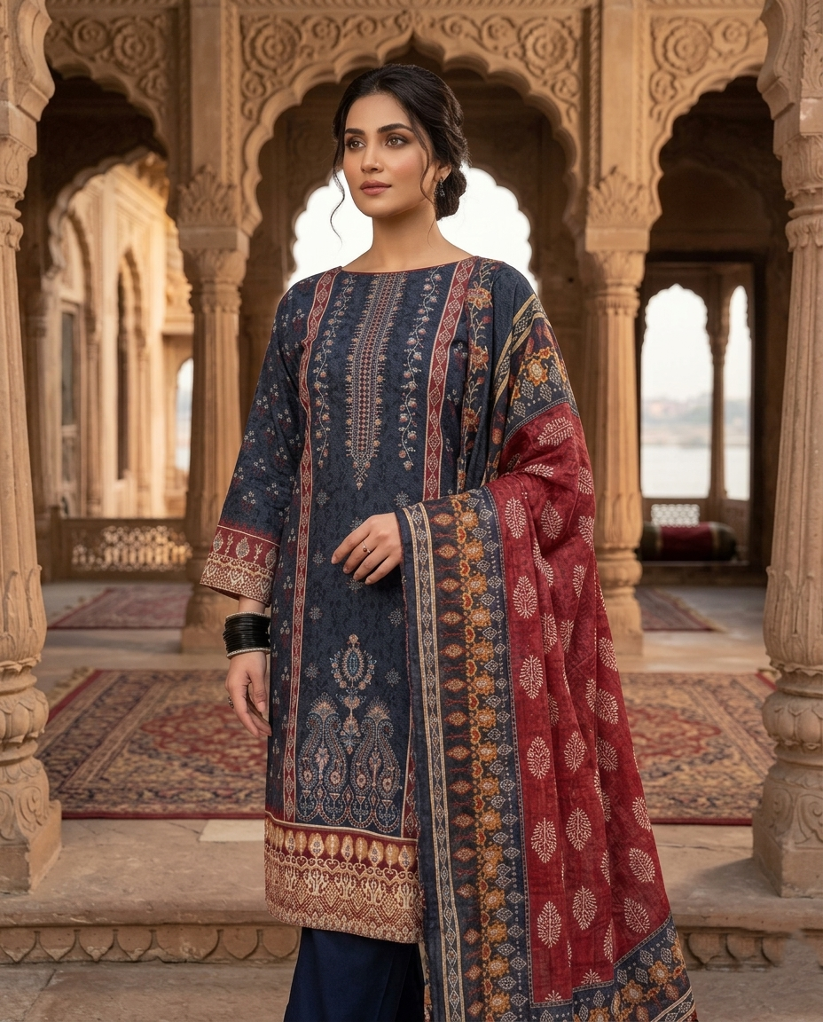 Bin Saeed 11 - Pakistani Designer Unstitched Suits