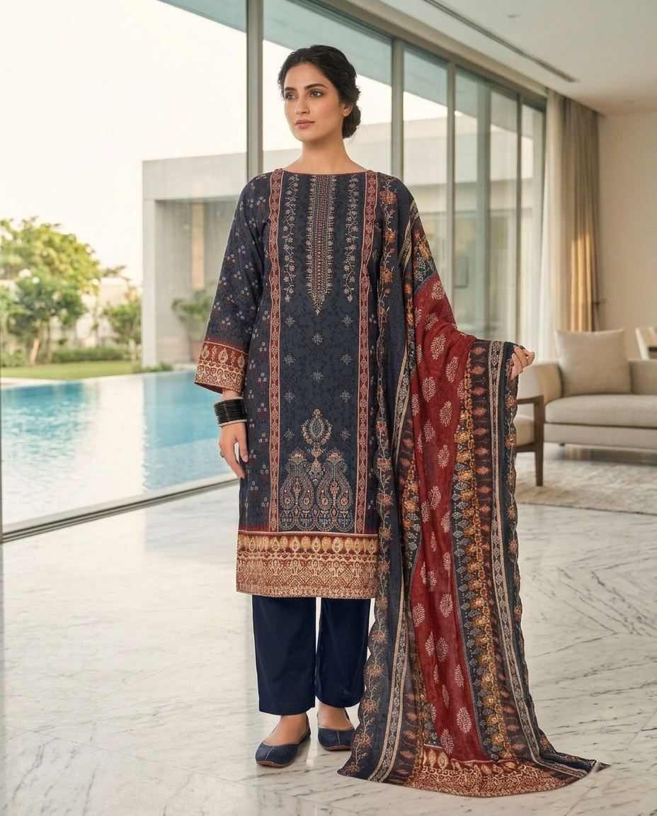 Bin Saeed 11 - Pakistani Designer Unstitched Suits
