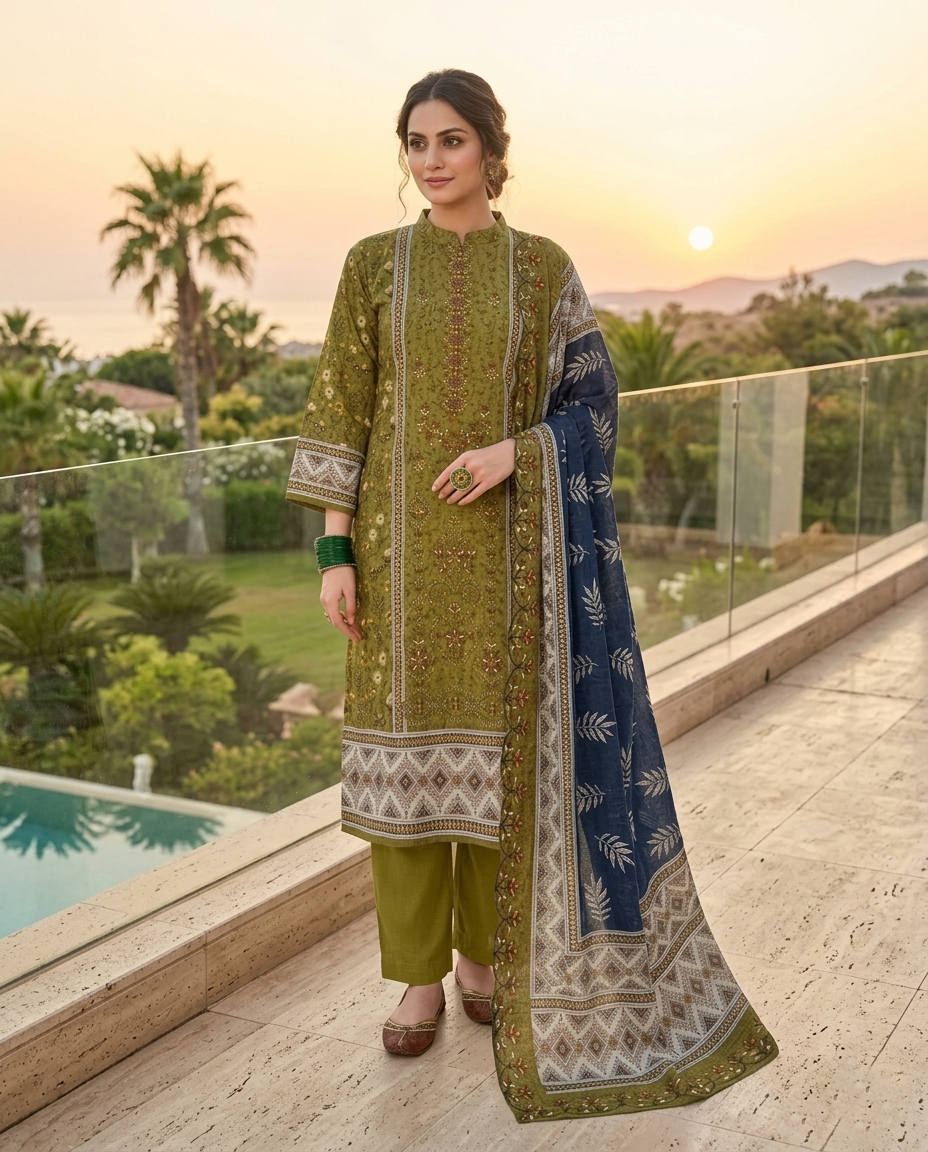 Bin Saeed 11 - Pakistani Designer Unstitched Suits